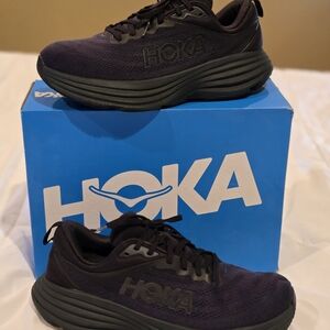 Hoka One One Men's Black Athletic Running Shoes